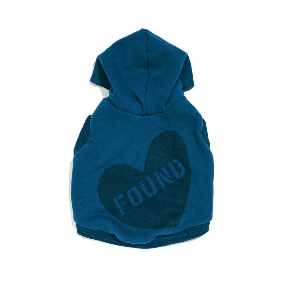 Big Full Heart Animal Hoodies Premium Big Full Heart Animal Hoodie, Blue + Navy