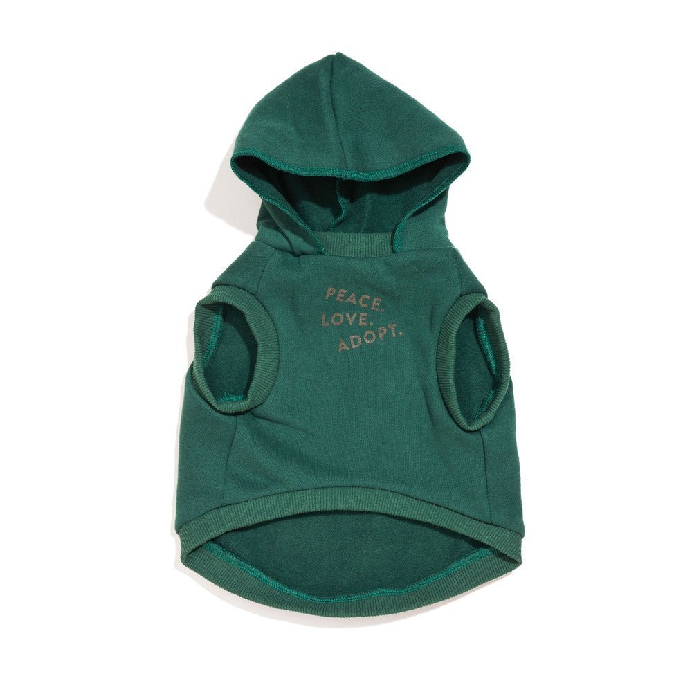 Big Full Heart Animal Hoodies Premium Big Full Heart Animal Hoodie, Hunter Green + Pine
