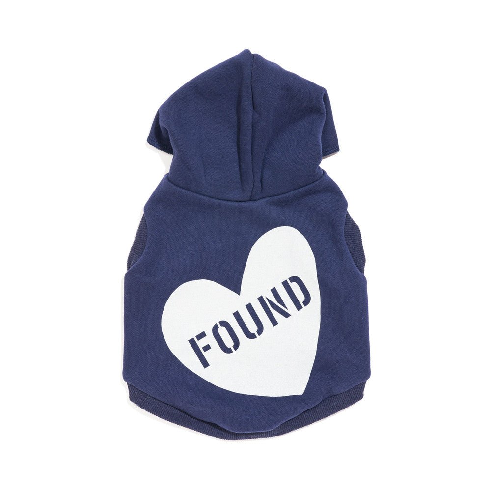 Big Full Heart Animal Hoodies Premium Big Full Heart Animal Hoodie, Navy + Ice
