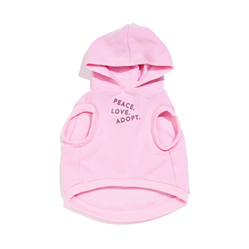 Big Full Heart Animal Hoodies Premium Big Full Heart Animal Hoodie, Pink + Mauve