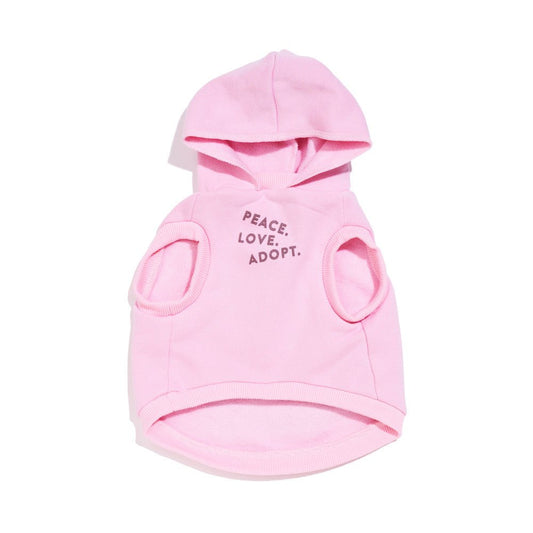 Big Full Heart Animal Hoodie, Pink + Mauve