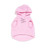 Big Full Heart Animal Hoodie, Pink + Mauve