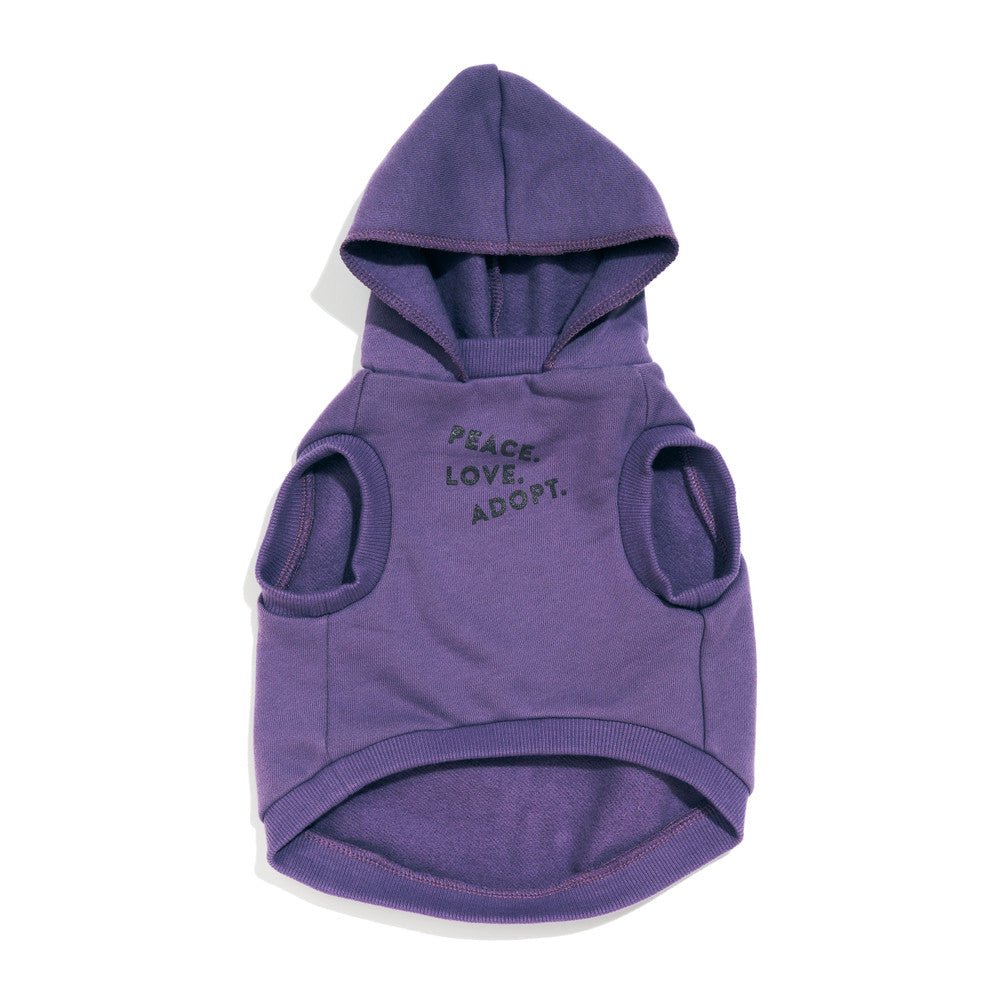 Big Full Heart Animal Hoodies Premium Big Full Heart Animal Hoodie, Purple + Plum