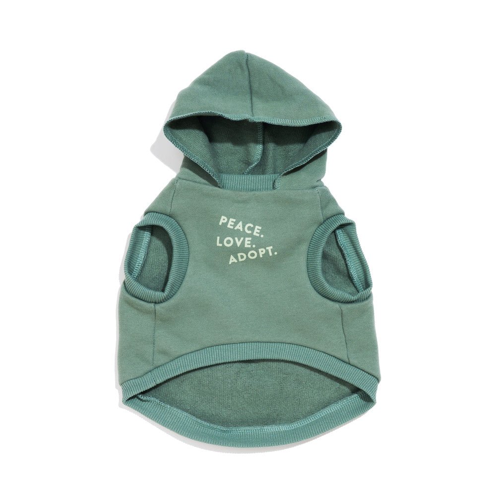 Big Full Heart Animal Hoodies Premium Big Full Heart Animal Hoodie, Sage + Mint