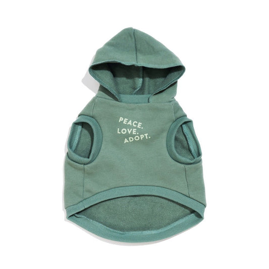 Big Full Heart Animal Hoodies Premium Big Full Heart Animal Hoodie, Sage + Mint