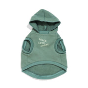 Big Full Heart Animal Hoodie, Sage + Mint