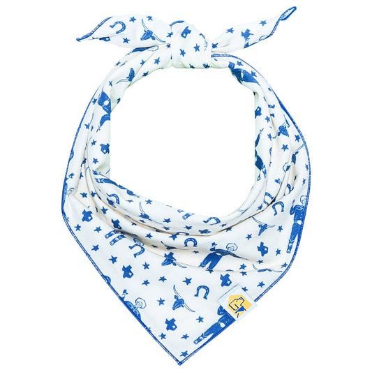 Big Tex Dog Bandana in Blue x Studio Orch Collaboration Collection