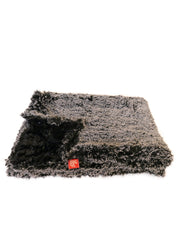 Blanket, Powder Puff-Black/white 