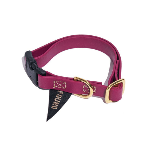 Dog Collars Premium New! Water Resistant Cat & Dog Collar, Berry