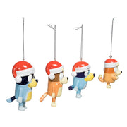 Kurt Adler Bluey and Family 4-Piece Ornament Set