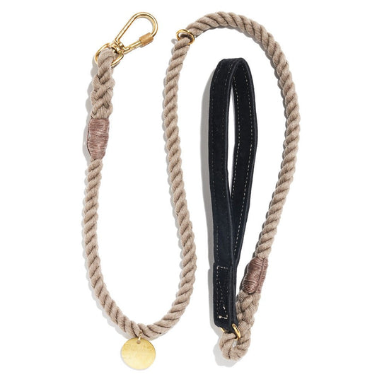 Standard 5ft Leads Premium Black Washable Velvet Animal Leash