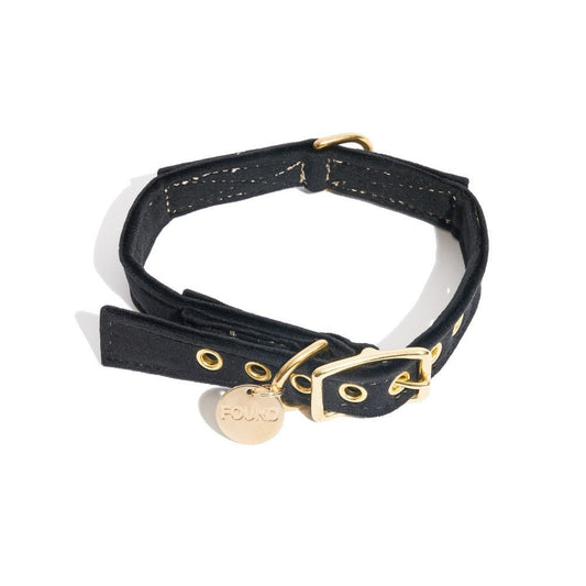 Dog Collars Premium Black Washable Velvet Cat & Dog Collar