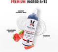 Load image into Gallery viewer, Southlake Paws Magic Black Brightening Dog Shampoo, 17 oz bottle with coconut base, strawberry extract, and vitamin E.
