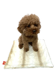 Carrier Square Blanket, Angora Ombre in Biscotti 