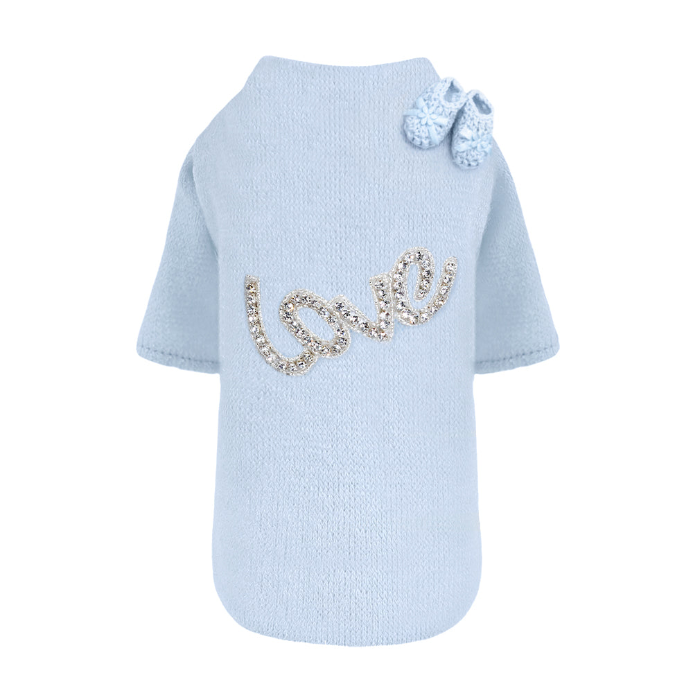 Baby Love Dog Sweater Faux Fur Sweaters - Designer Dog Clothes from Southlake Paws