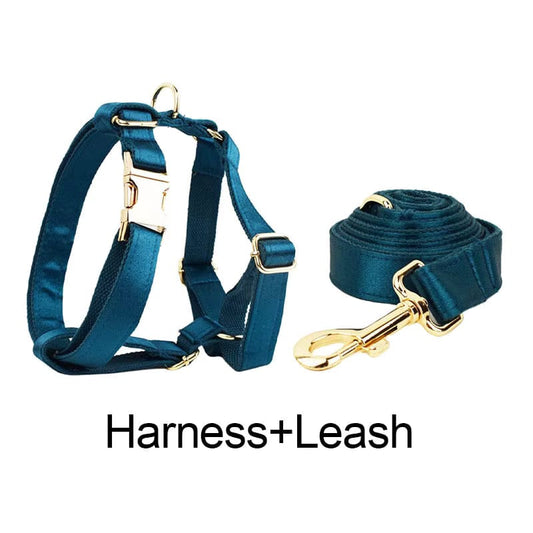 Blue Green Satin Set