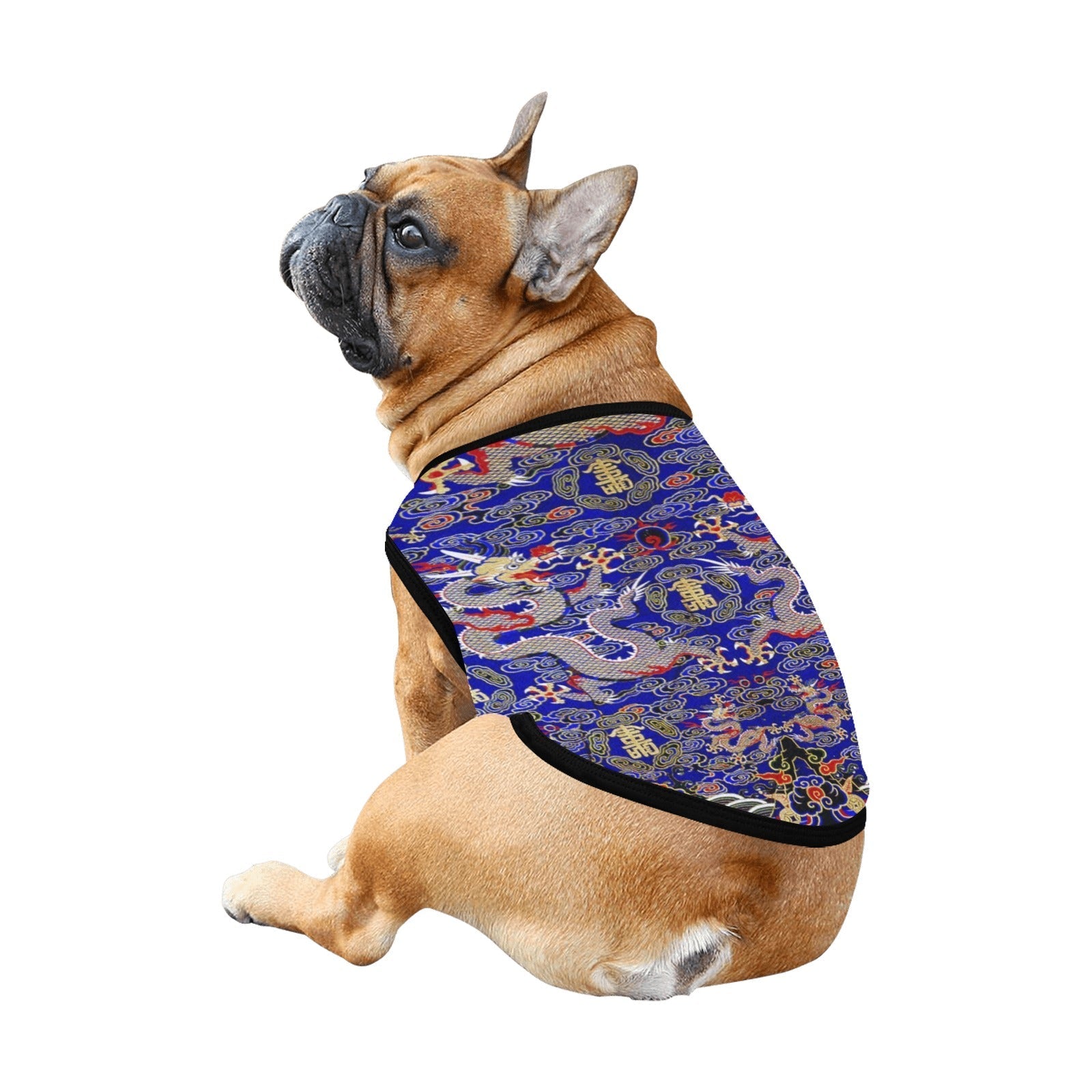 Blue Imperial Dragon Tank Top