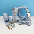 Load image into Gallery viewer, Blue Plaid Set
