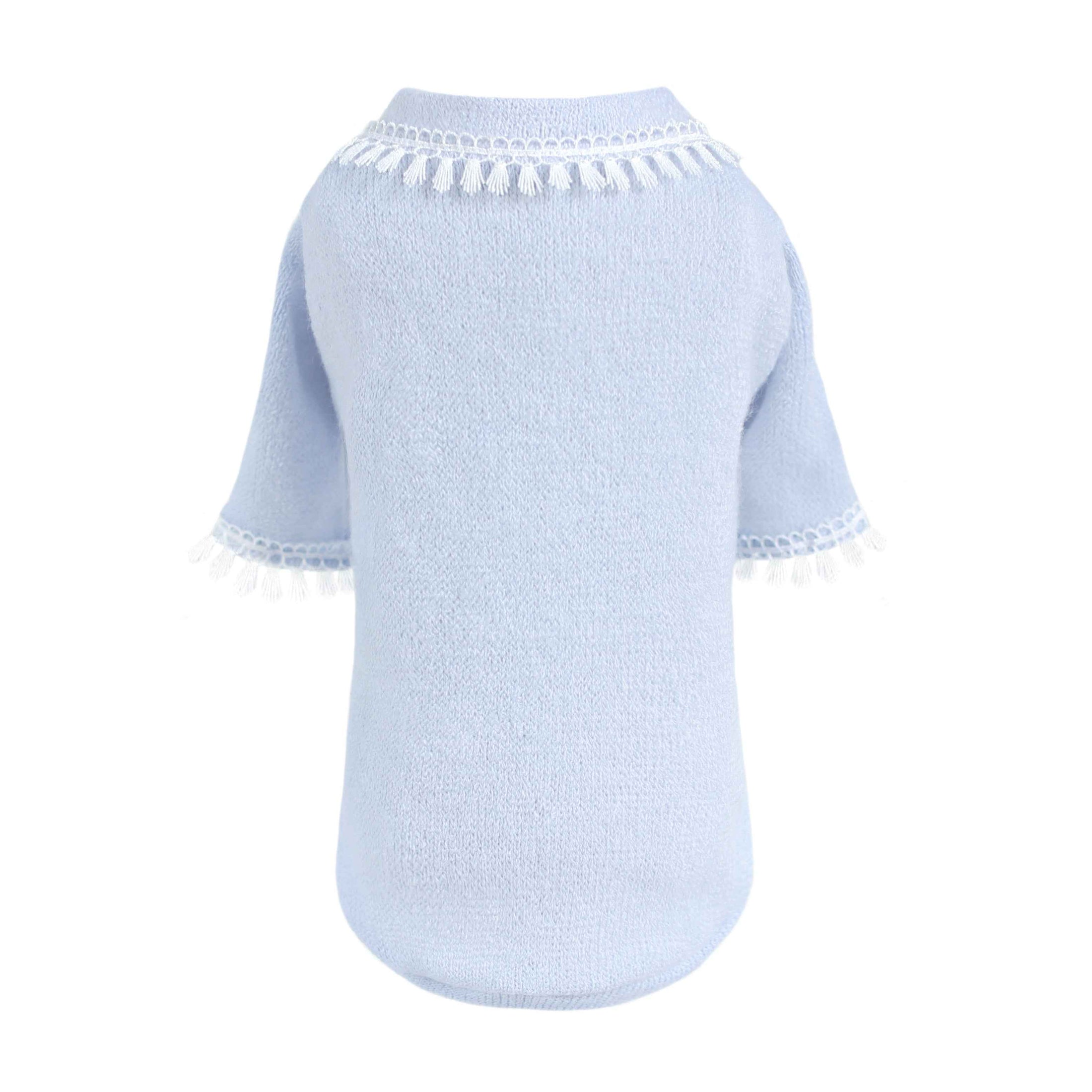 Heavenly Kiss Dog Sweater Cotton Handmade Handmade in the USA Sweaters - Designer Dog Harness from Southlake Paws