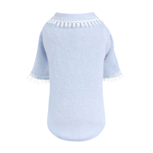 Hello Doggie Heavenly Kiss Dog Sweater Cotton Handmade Handmade in the USA Sweaters