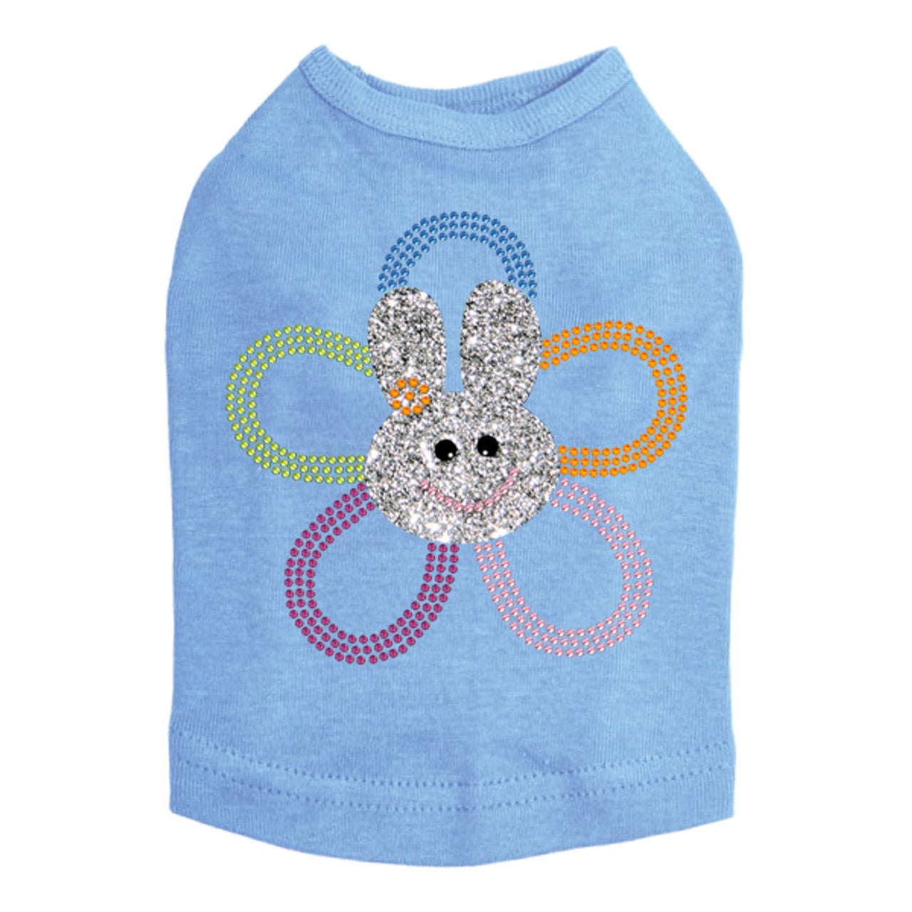 Flower Bunny - Dog Tank alternate view