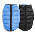 Load image into Gallery viewer, Powder Blue/ Black Pack N' Go Reversible Puffer
