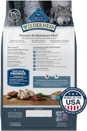 Blue Buffalo Wilderness Adult Chicken with Wholesome Grains Dry Dog Food 
