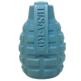 Load image into Gallery viewer, Grenade Shaped eDispenser Durable Dog Chew Toy & Treat Dispenser - Red & Blue
