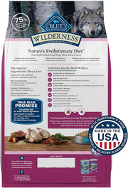 Blue Buffalo Wilderness Adult Small Breed Chicken with Wholesome Grains Dry Dog Food 