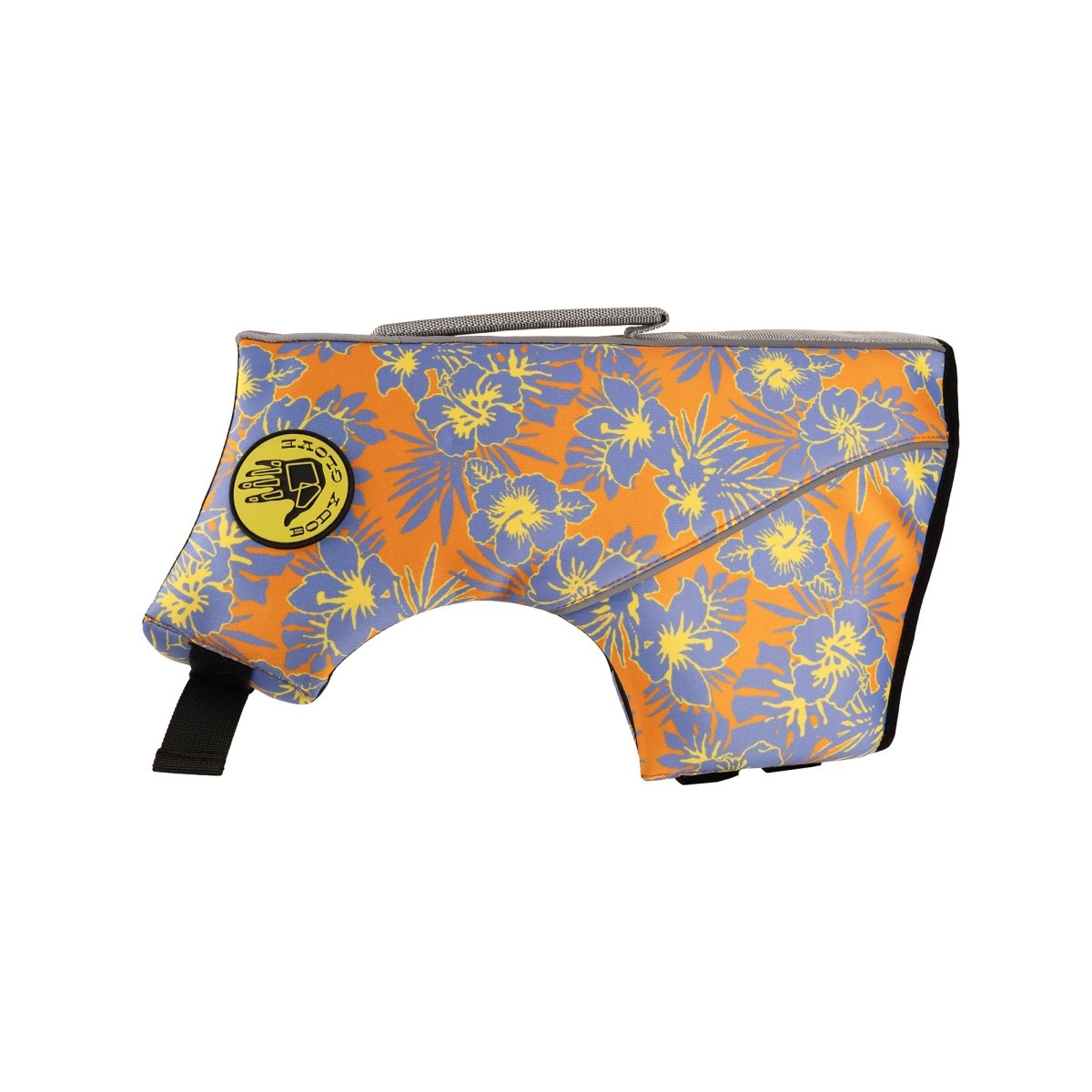 Body Glove Floral Neoprene Pet Life Jacket - Floral Orange - XX-Small