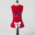 Load image into Gallery viewer, Born in the USA Dog Cotton Crystal Dress - Designer Dog Clothes from Southlake Paws
