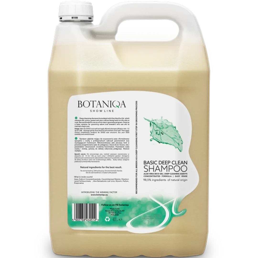 Dog Basic Deep Clean Shampoo Gallon by Botaniqa