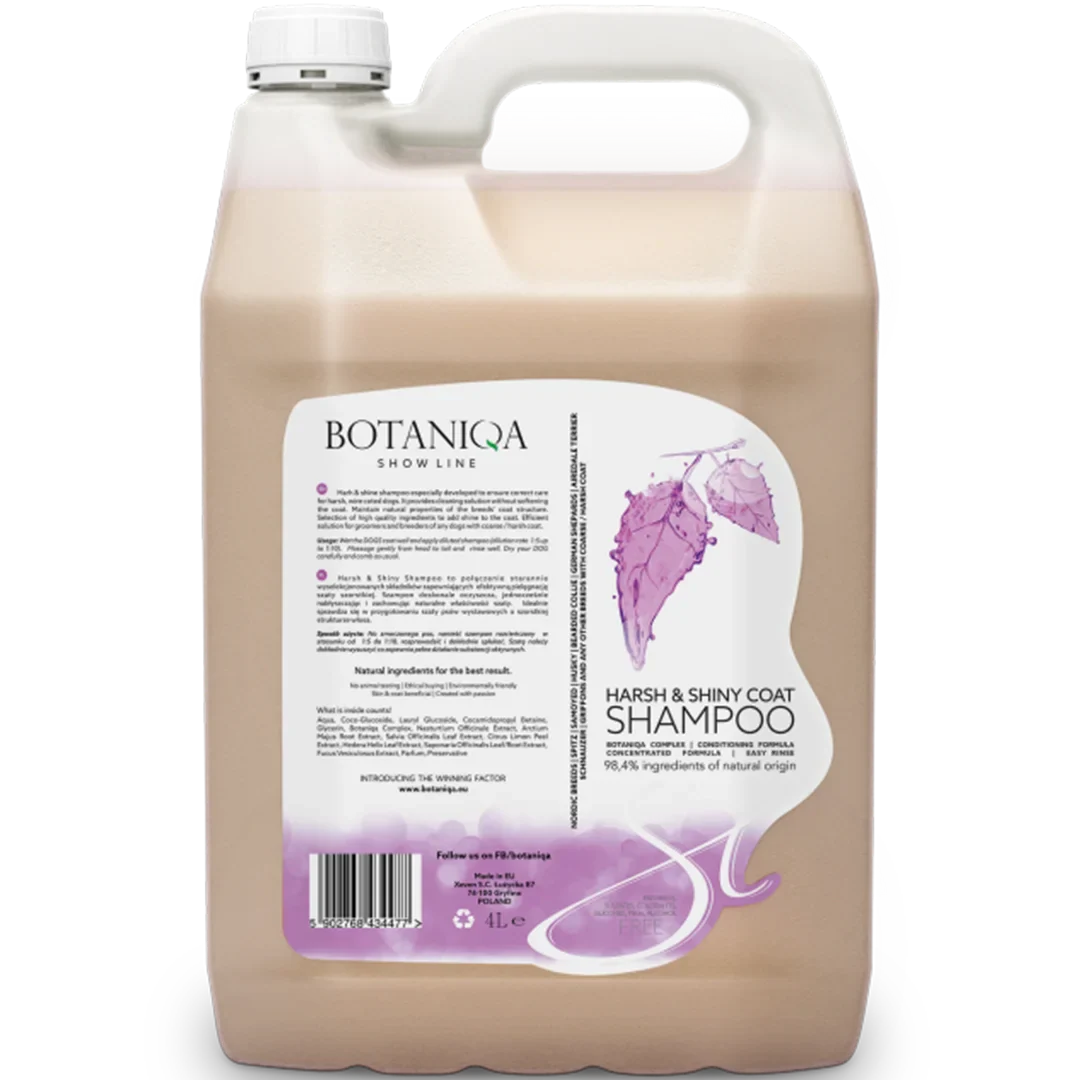 Botaniqa Harsh & Shiny Coat Shampoo Gallon