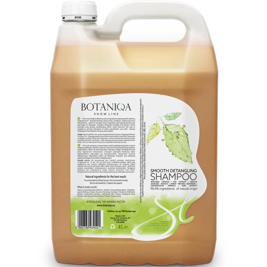 Dog Smooth Detangling Shampoo Gallon by Botaniqa