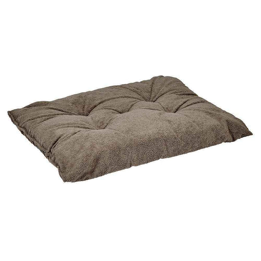 Bowsers Mocha Tufted Dog Crate Cushion - Washable Pet Bed