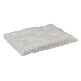 Bowsers Vanilla Tufted Dog Crate Cushion - Washable Crate and Lounge Comfort