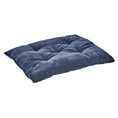 Load image into Gallery viewer, Bowsers Indigo Tufted Dog Crate Cushion - Washable Crate and Lounge Comfort
