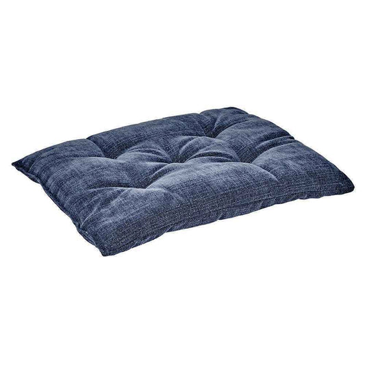 Bowsers Indigo Tufted Dog Crate Cushion - Washable Pet Bed