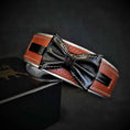 Load image into Gallery viewer, The "Bowtie" collar brown
