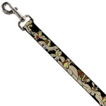 Dog Leash - Wile E. Coyote Expressions Black