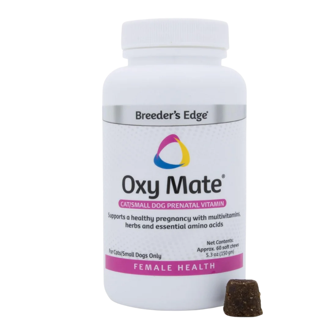 Oxy Mate Prenatal Soft Chews 60ct Small Dog & Cat by Breeders Edge