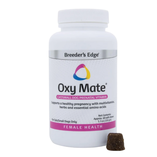 Oxy Mate Prenatal Soft Chews 60ct Small Dog & Cat by Breeders Edge