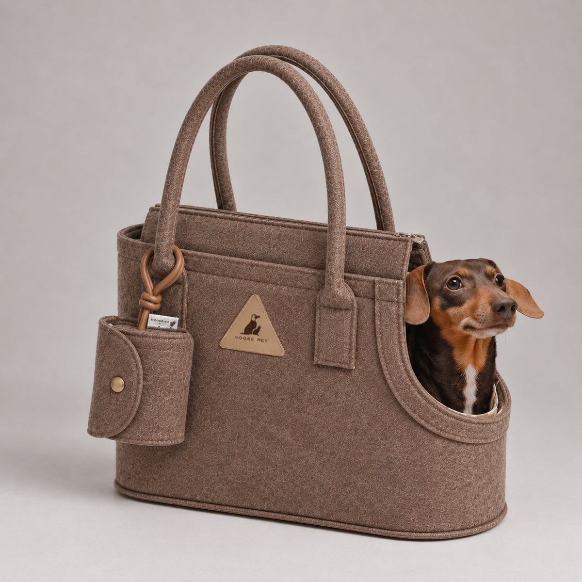 Nooee Pet Ash Felt Dog Carrier