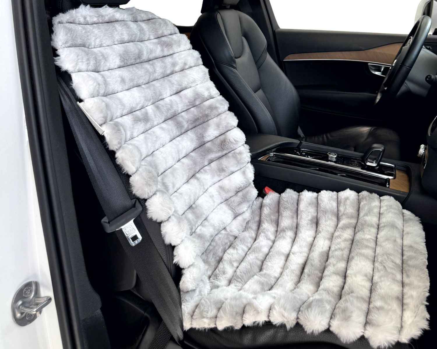 Bowsers Single Dog Car Seat Cover in Signature Noir