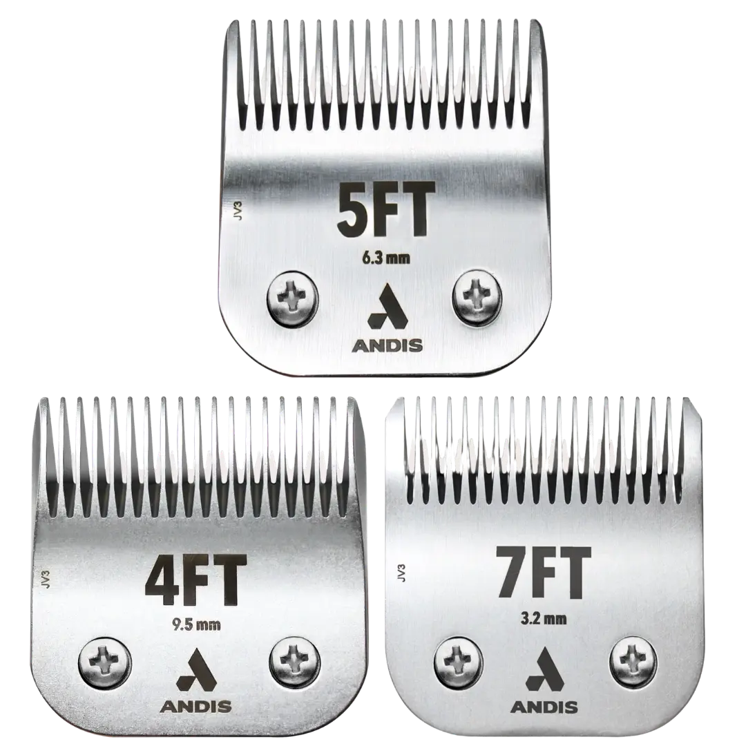 CeramicEdge Fine-Tooth Blade Set of 3 by Andis