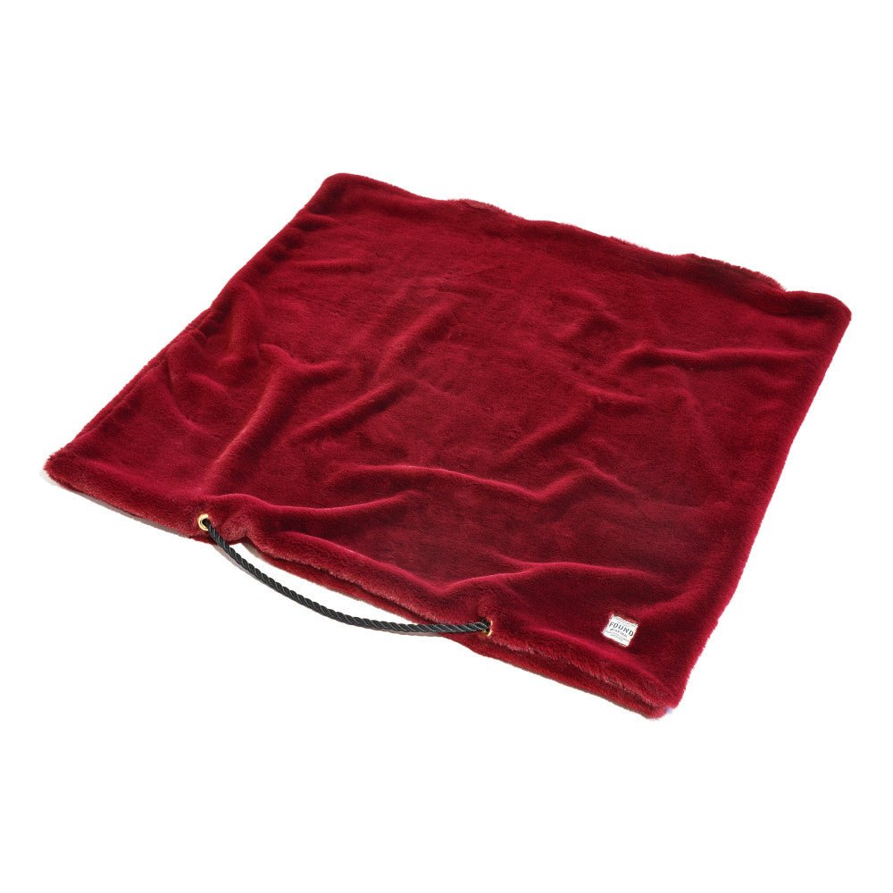 Dog Beds Premium Burgundy Washable Velvet Dog Bed Cover
