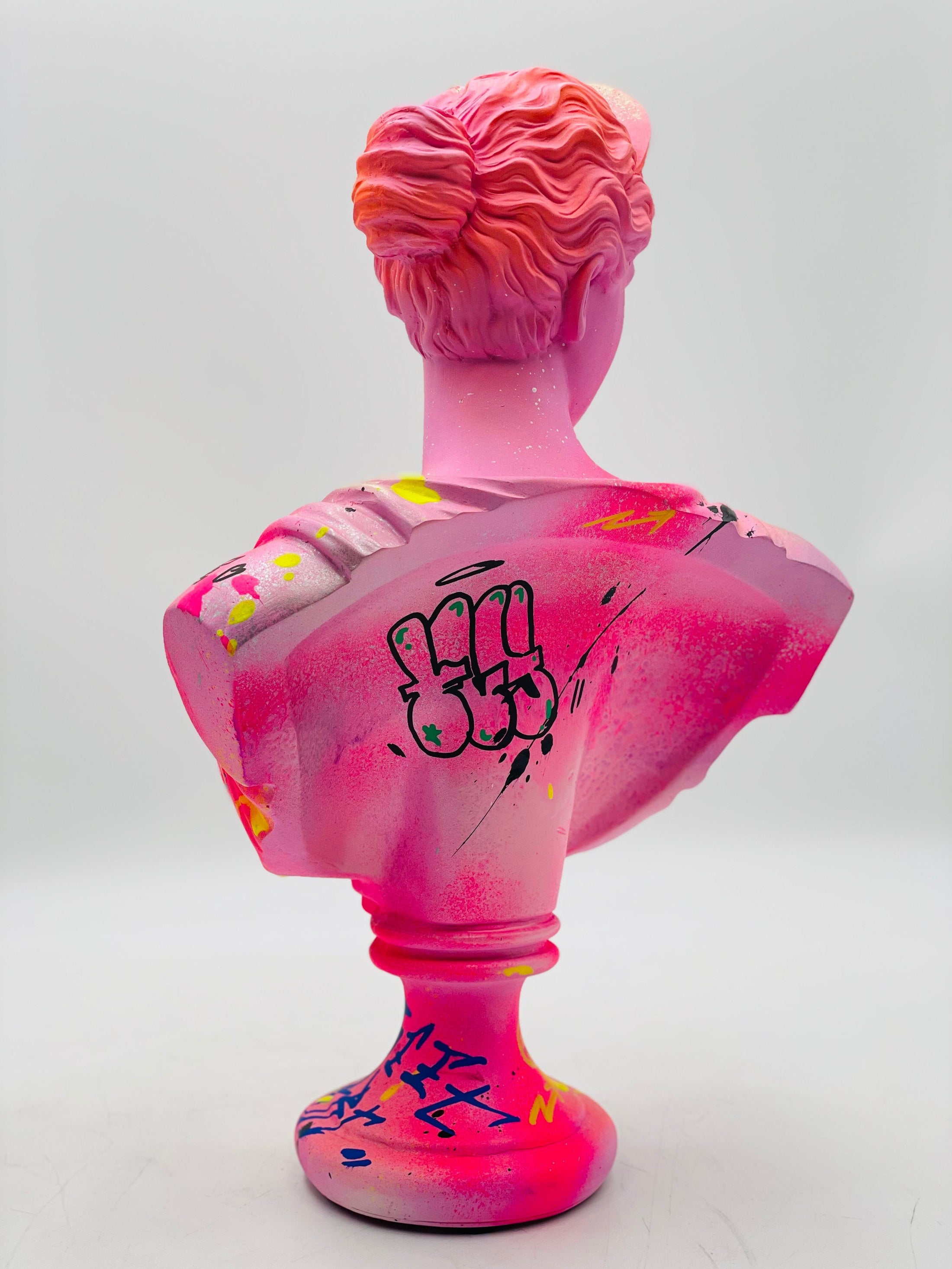 Butterfly Artemis Sculpture - Pink Street Pop Art Edition - pop art pink street butterfly artemis sculpture, luxury…
