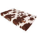 Load image into Gallery viewer, Wrangler® Reversible Cow Print Crate Mat – Dual‑Sided Comfort & Western Flair
