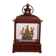 Kurt Adler 8-Inch Battery-Operated Lit Nutcracker Swirl Water Lantern