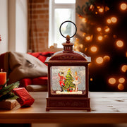 Kurt Adler 8-Inch Battery-Operated Lit Nutcracker Swirl Water Lantern